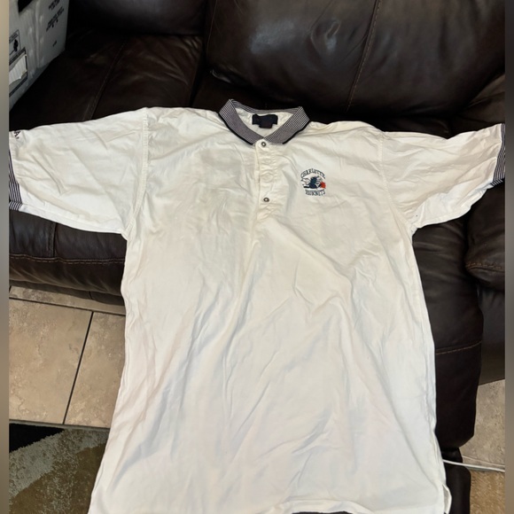 Antigua Other - Antigua White Polo with Navy Trim